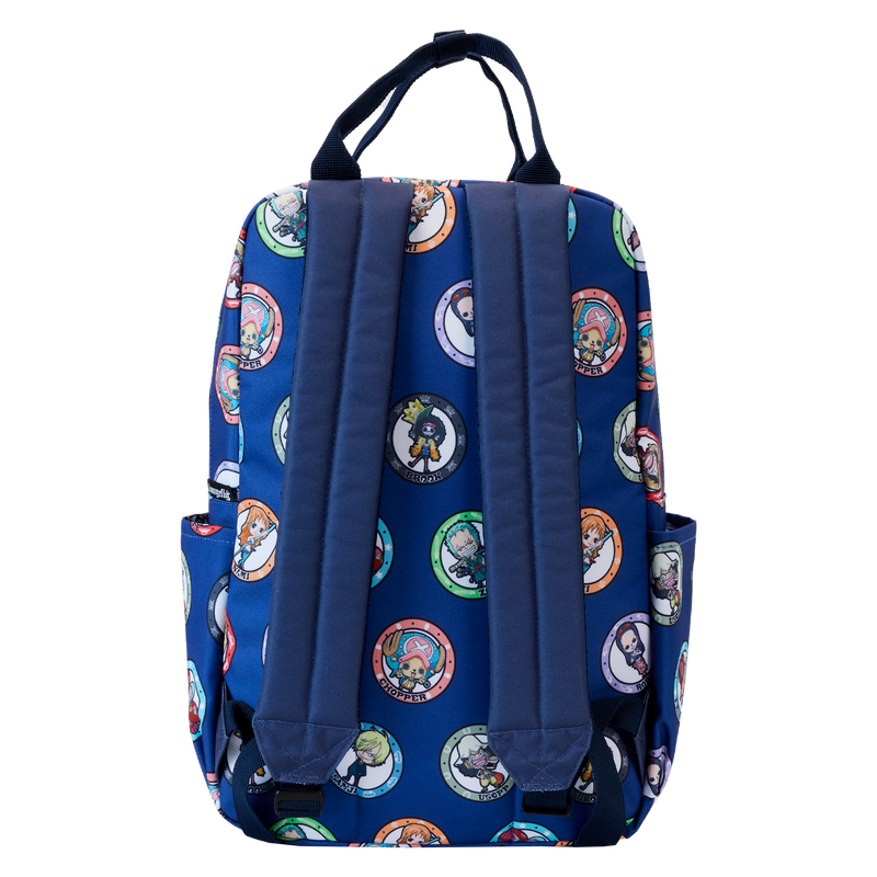 Loungefly One Piece 25th Anniversary Straw Hat Pirates All-Over Print Nylon Full-Size Backpack