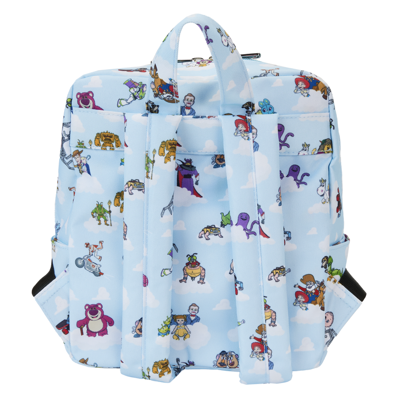 Loungefly Toy Story Movie Collab All-Over Print Nylon Square Mini Backpack