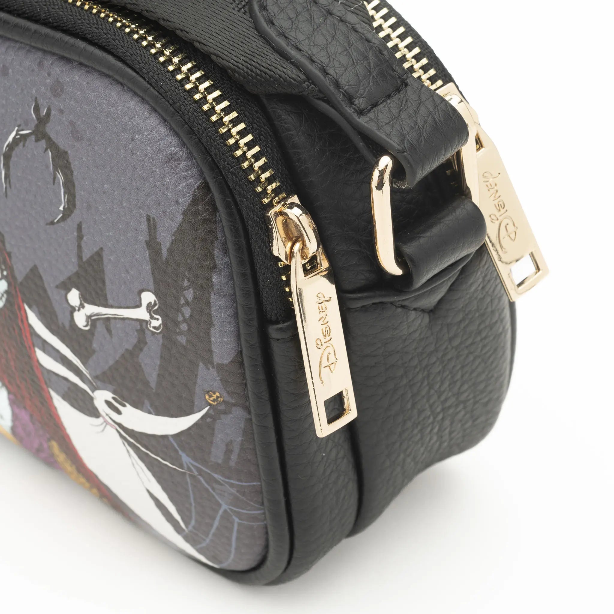 Jack and Sally Double Zipper Crossbody/Shoulder Bag