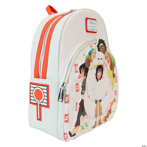 LOUNGEFLY BIG HERO 6 15TH ANNIVERSARY BAYMAX GANG MINI BACKPACK