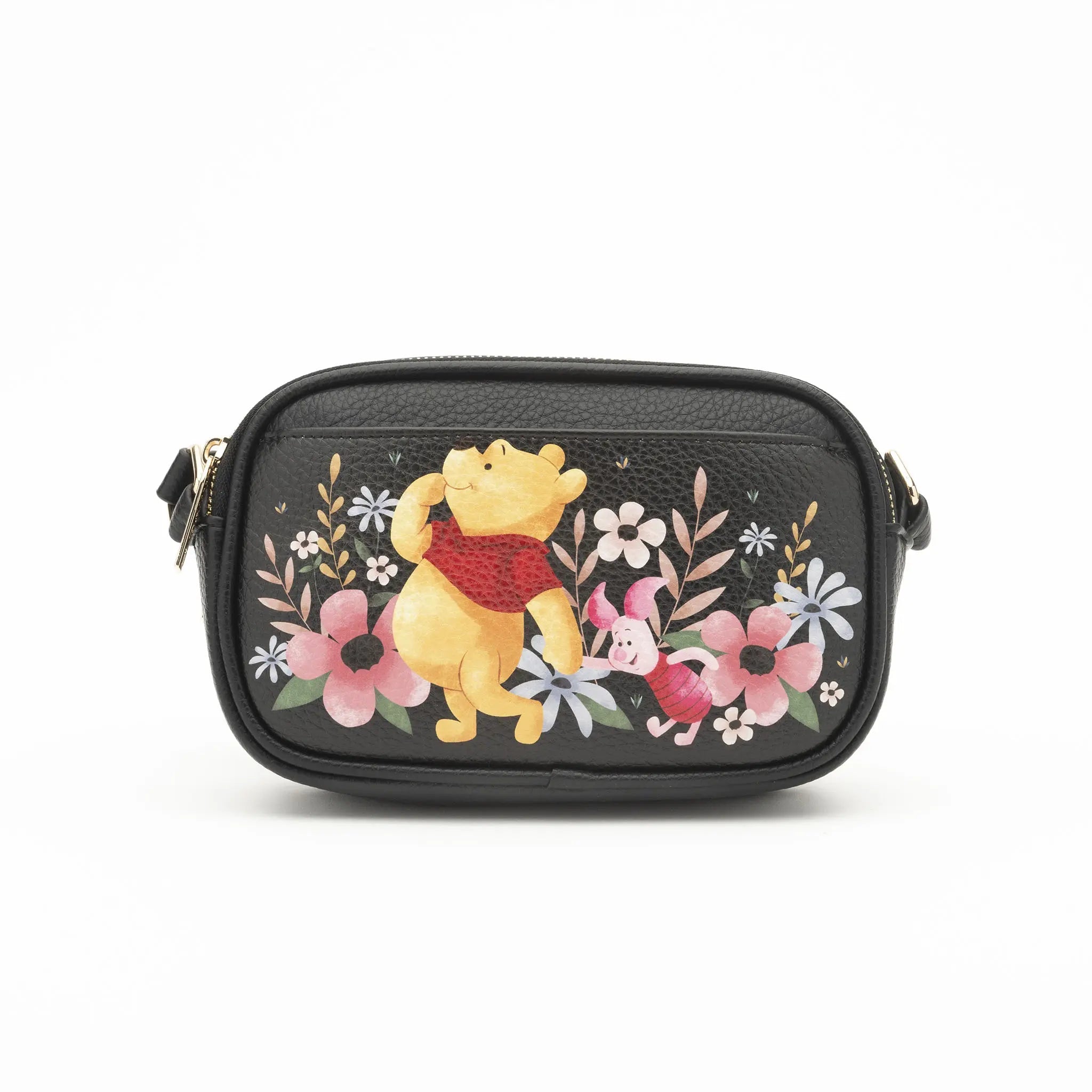 Winnie the Pooh Double Zipper Crossbody/Shoulder Bag