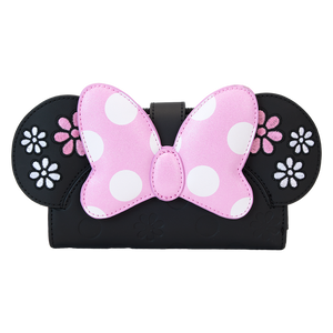 Minnie Mouse Floral Rock The Dots Flap Wallet