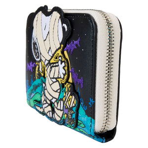 LF PEANUTS SNOOPY MUMMY ZIP AROUND WALLET