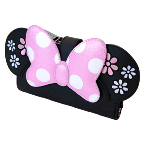 Minnie Mouse Floral Rock The Dots Flap Wallet