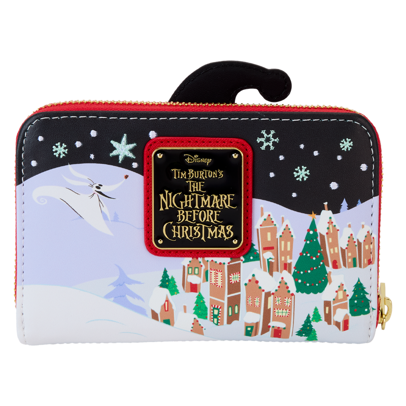 Loungefly The Nightmare Before Christmas Candy Cane Carousel Zip Around Wallet