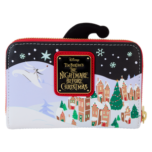 Loungefly The Nightmare Before Christmas Candy Cane Carousel Zip Around Wallet