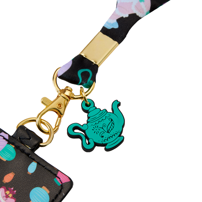 Loungefly Alice in Wonderland Unbirthday Lanyard with Card Holder