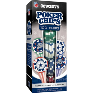 Dallas Cowboys Nfl Poker Chips 100pc