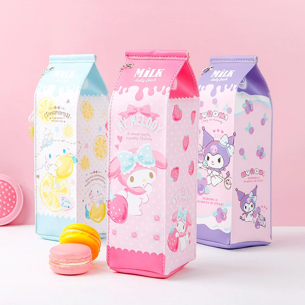 Sanrio Characters Milk Carton Pencil Pouch