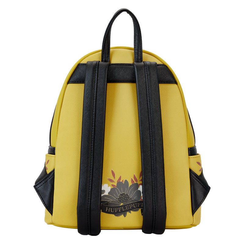 Loungefly Harry Potter Hufflepuff House Floral Tattoo Mini Backpack