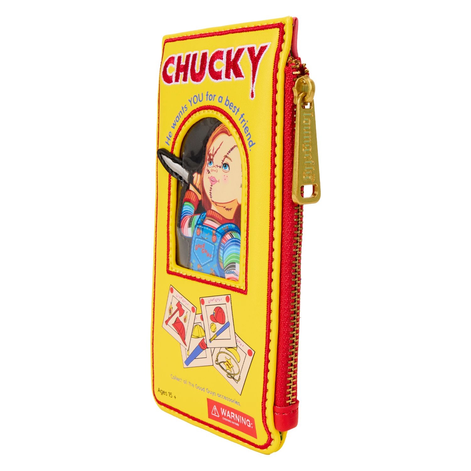 Loungefly CHILDS PLAY CHUCKY BOX LARGE CARDHOLDER