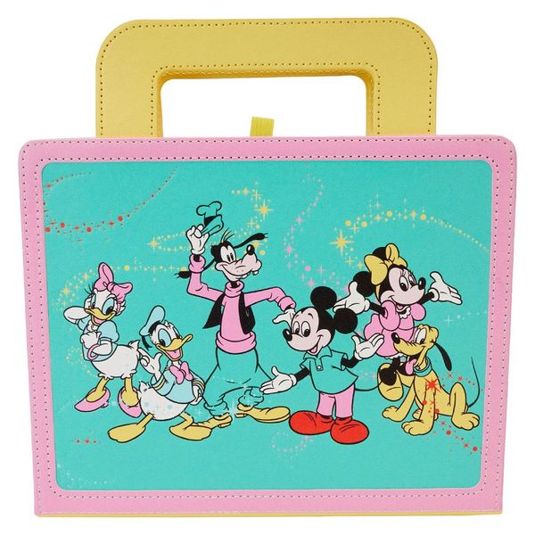 Loungefly STATIONARY DISNEY D100 MICKEY AND FRIENDS LUNCHBOX JOURNAL