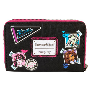 LF MATTEL MONSTER HIGH CREST ZIP AROUND WALLET