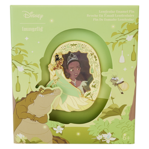 Loungefly DISNEY PRINCESS AND THE FROG TIANA LENTICULAR 3" COLLECTOR BOX PIN