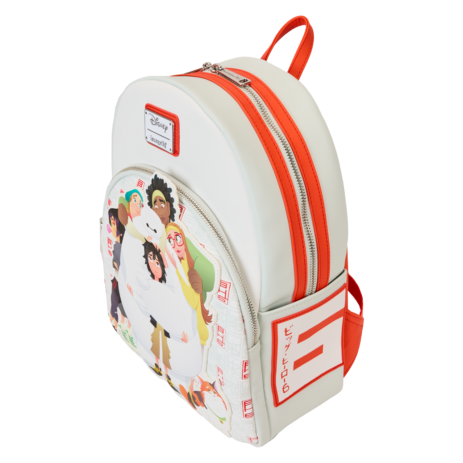 LOUNGEFLY BIG HERO 6 15TH ANNIVERSARY BAYMAX GANG MINI BACKPACK