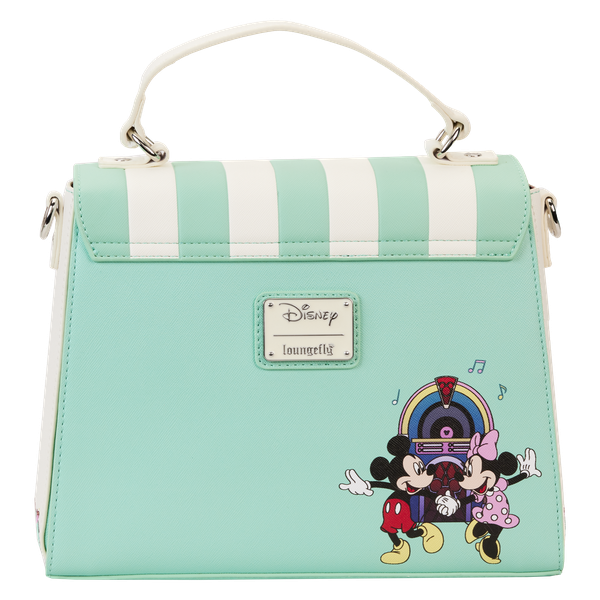 Loungefly DISNEY MICKEY AND MINNIE DATE NIGHT DINER CROSS BODY BAG
