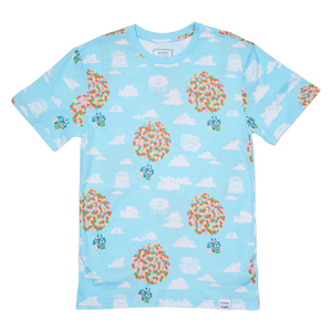 Loungefly Up 15th Anniversary Balloon House All-Over Print Unisex Tee