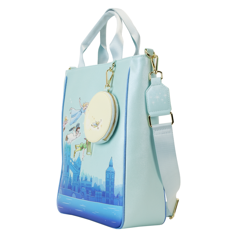 Loungefly DISNEY PETER PAN YOU CAN FLY GLOWS TOTE BAG