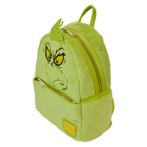 Loungefly Dr. Seuss' How The Grinch Stole Christmas! Plush Cosplay Light Up Mini Backpack