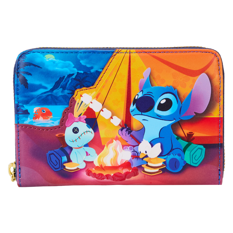 Stitch Camping Cuties Zip Around Wallet