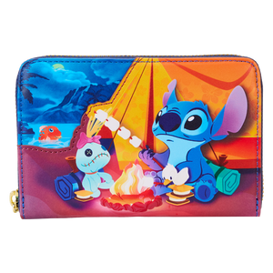 Stitch Camping Cuties Zip Around Wallet