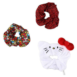 Hello Kitty 3 Pack Scrunchies