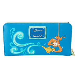 Loungefly Aladdin Princess Series Lenticular Zip Around Wristlet Wallet