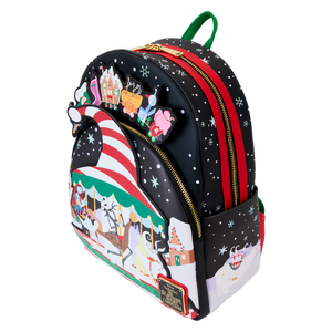 Loungefly The Nightmare Before Christmas Candy Cane Carousel Glow Mini Backpack