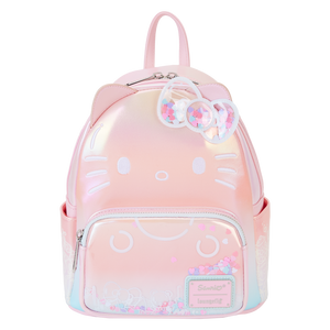 LOUNGEFLY Sanrio Hello Kitty 50th Anniversary Clear & Cute Cosplay Mini Backpack