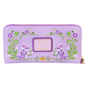 Tangled Rapunzel Princess Series Lenticular Zip Around Wristlet Wallet