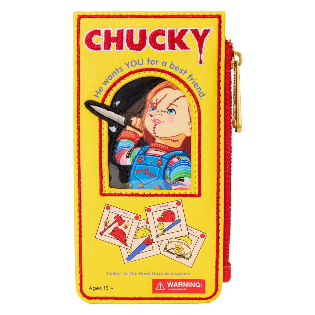 Loungefly CHILDS PLAY CHUCKY BOX LARGE CARDHOLDER