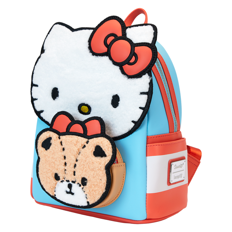 Sanrio Hello Kitty & Tiny Chum Bear Sherpa Mini Backpack