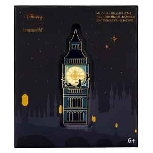 Loungefly Disney Peter Pan Clock Collector Box Pin 3" COLLECTOR BOX PIN