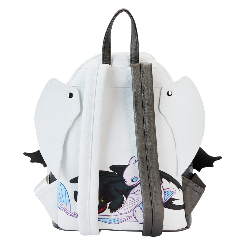 Loungefly How to Train Your Dragon Light & Night Fury Cosplay Mini Backpack