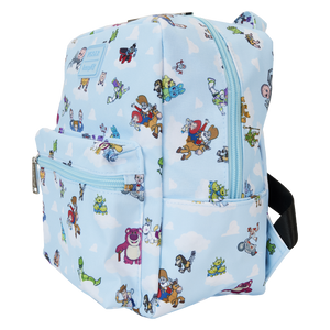 Loungefly Toy Story Movie Collab All-Over Print Nylon Square Mini Backpack