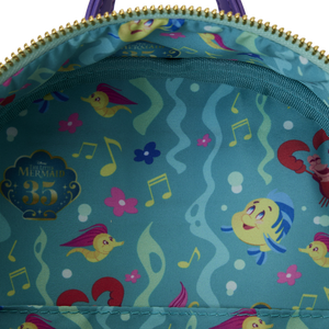 Loungefly The Little Mermaid 35th Anniversary Life is the Bubbles Mini Backpack