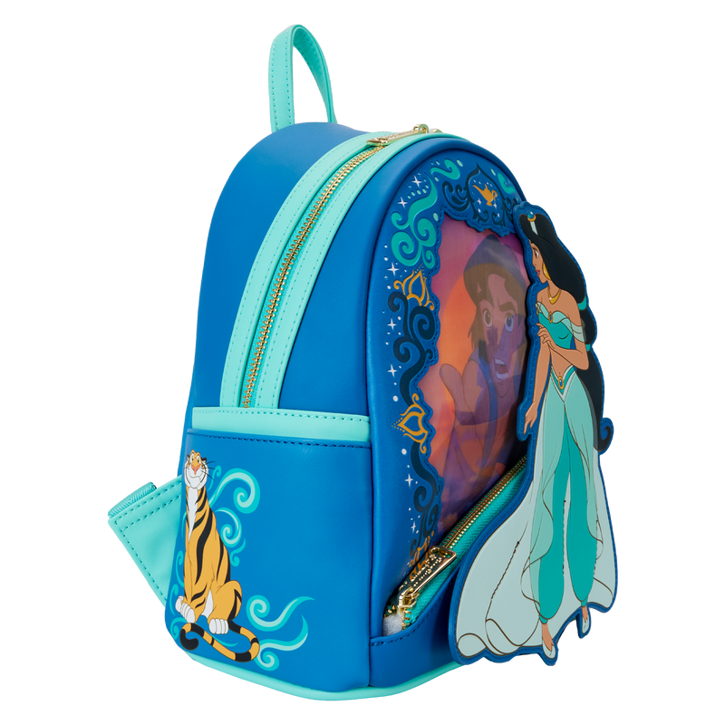 Loungefly Aladdin Princess Series Lenticular Mini Backpack