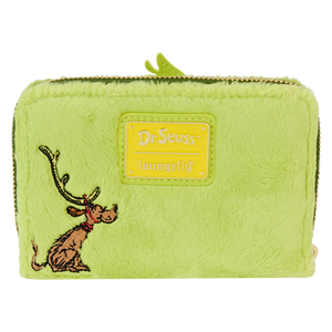 Loungefly Dr. Seuss' How The Grinch Stole Christmas! Plush Cosplay Glow Zip Around Wallet