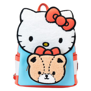 Sanrio Hello Kitty & Tiny Chum Bear Sherpa Mini Backpack