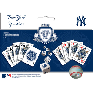 New York Yankees Mlb 2-pack Playing Cards & Dice Set