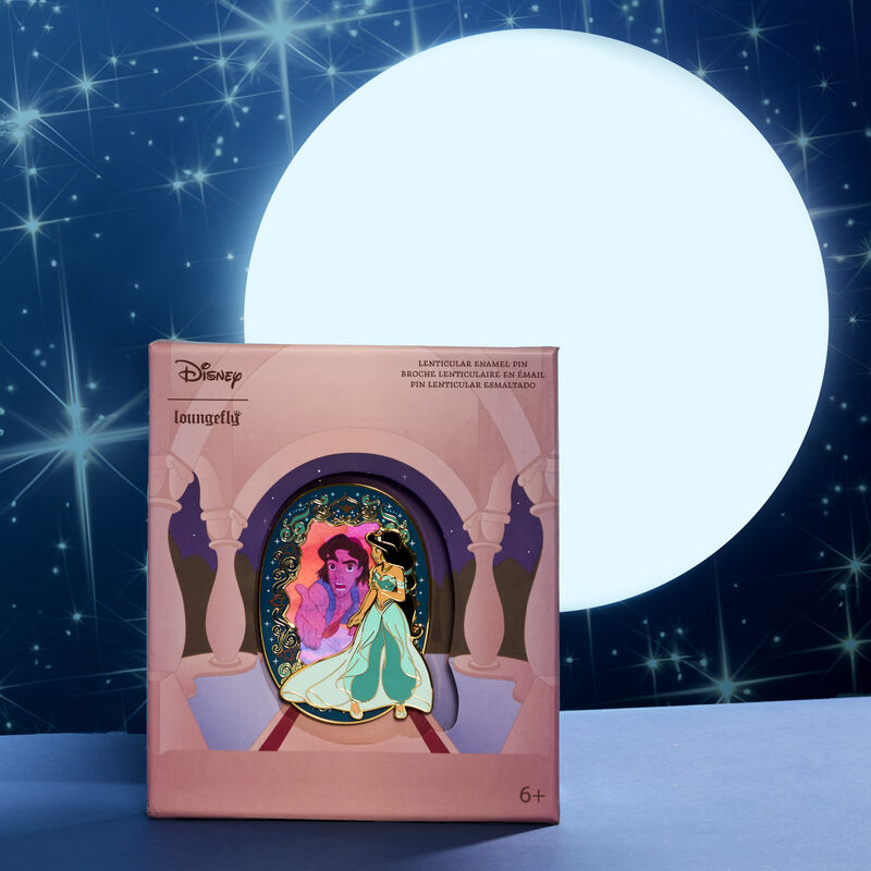 Loungefly Aladdin Princess Series 3" Collector Box Lenticular Pin