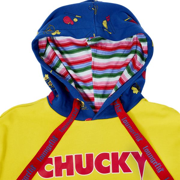 Loungefly UNIVERSAL CHILDS PLAY CHUCKY HOODED SWEATSHIRT