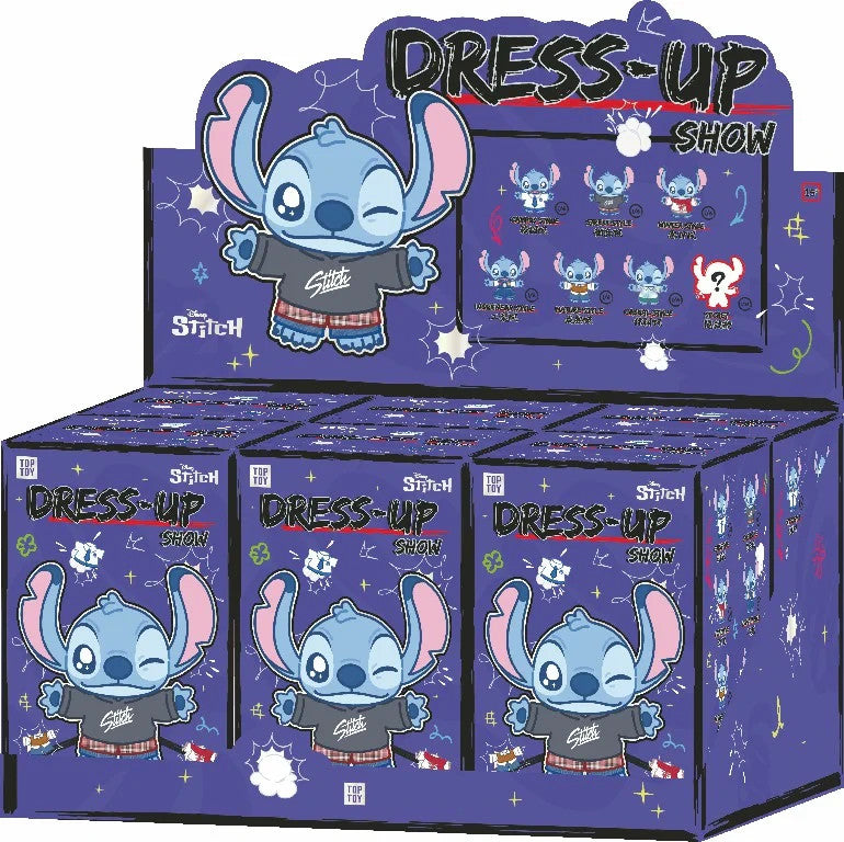 TOP TOY Stitch Dress Up Show Series Plush Single Blind Box