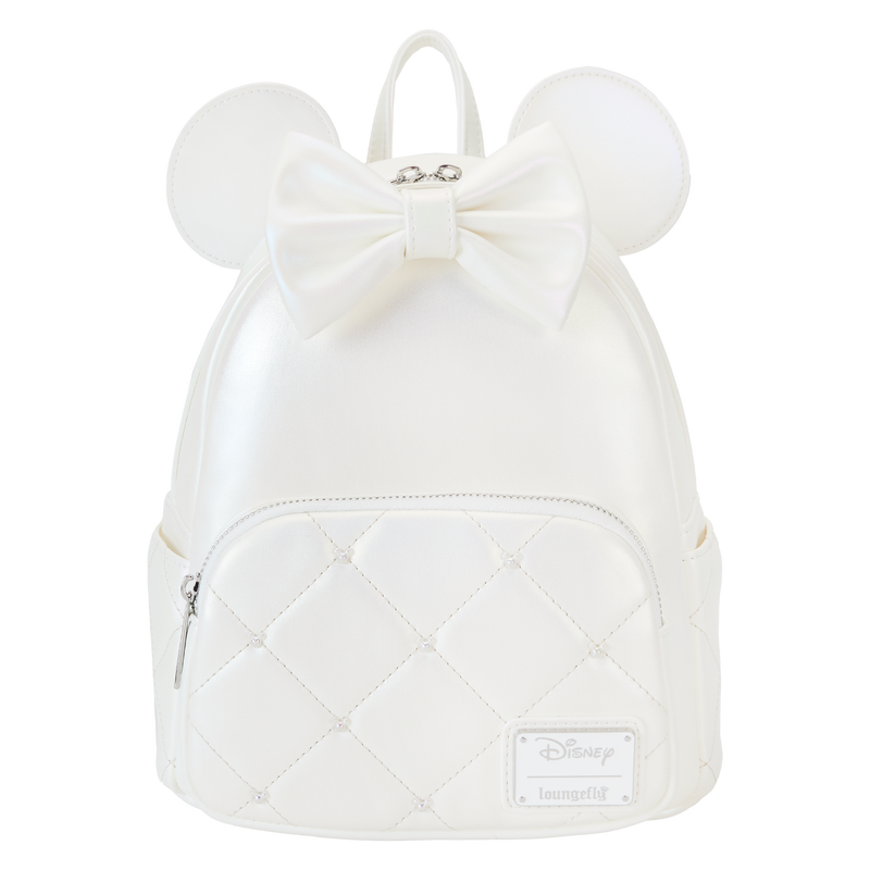 Loungefly Minnie Mouse Iridescent Wedding Mini Backpack