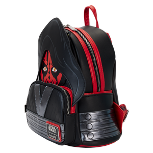 Star Wars: Loungefly The Phantom Menace 25th Anniversary Darth Maul Glow Cosplay Mini Backpack