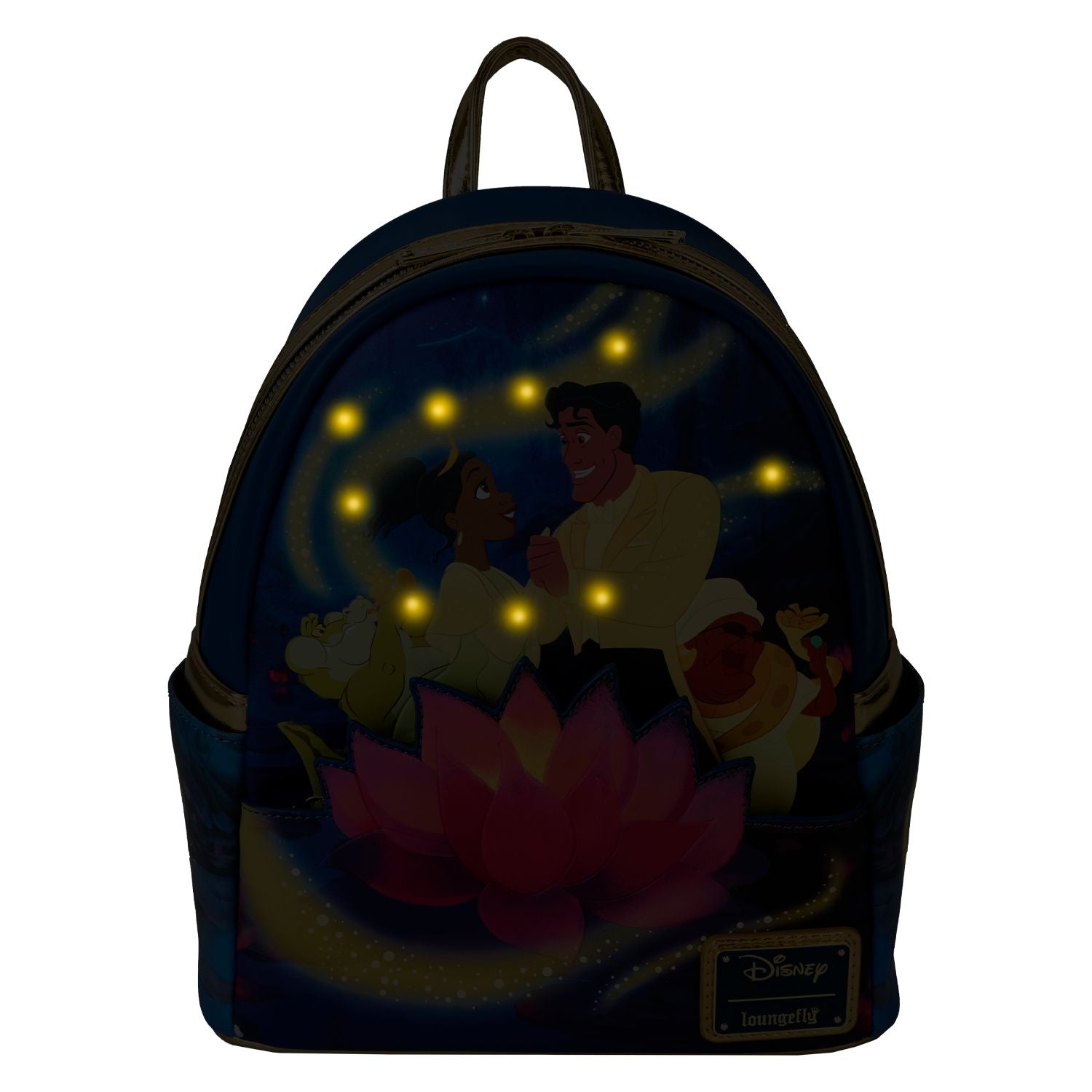 LOUNGEFLY DISNEY PRINCESS AND THE FROG 15TH ANNIVERSARY MINI BACKPACK