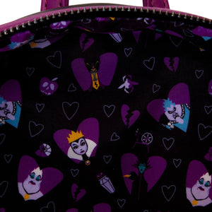 Loungefly DISNEY VILLAINS CURSE YOUR HEARTS MINI BACKPACK