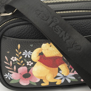 Winnie the Pooh Double Zipper Crossbody/Shoulder Bag