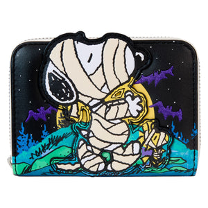 LF PEANUTS SNOOPY MUMMY ZIP AROUND WALLET