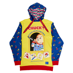 Loungefly UNIVERSAL CHILDS PLAY CHUCKY HOODED SWEATSHIRT